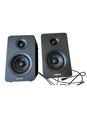 Sanyun Bluetooth Speakers (set of 2) Model SW-208 Black 8" Tall